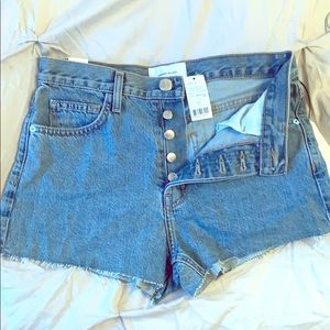 Current Elliott High waist jean shorts - Size 27